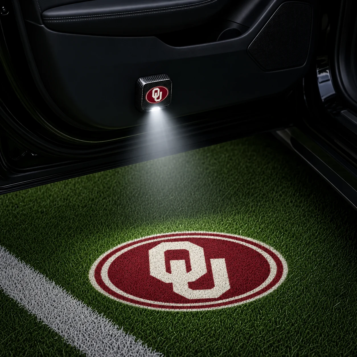 Oklahoma Sooners Football Car Door Projector Light
