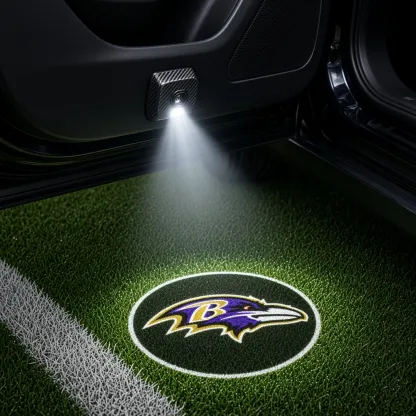 Baltimore Ravens Football Car Door Projector Light