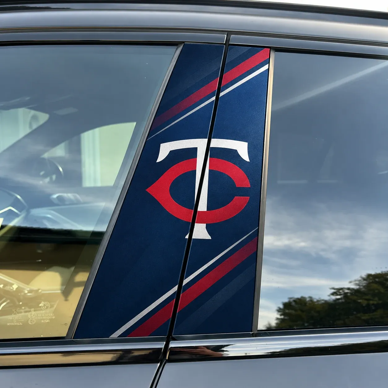 Minnesota Twins Car Pillar Wrap - Universal Fit