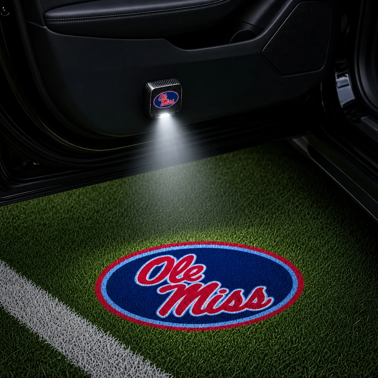 Ole Miss Rebels Football Car Door Projector Light