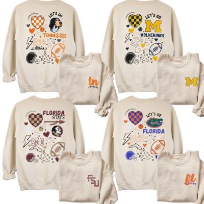 Game Day Vintage Football Retro Sweatshirt
