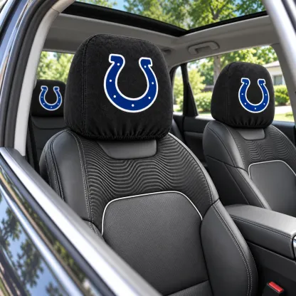 Indianapolis Colts Football Car Headrest Covers - view 3