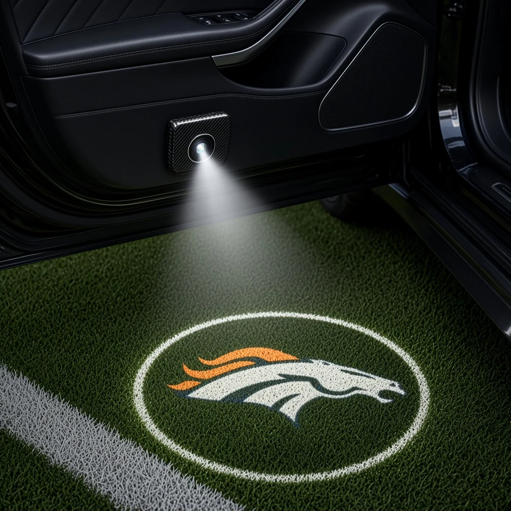 Denver Broncos Football Car Door Projector Light