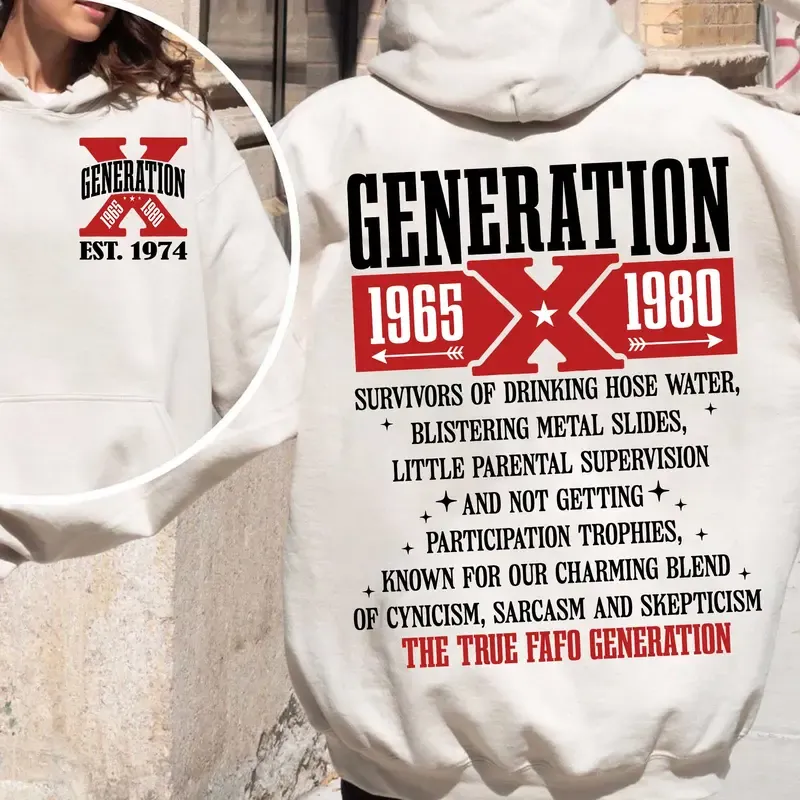 Customize Year Genaration X Shirt