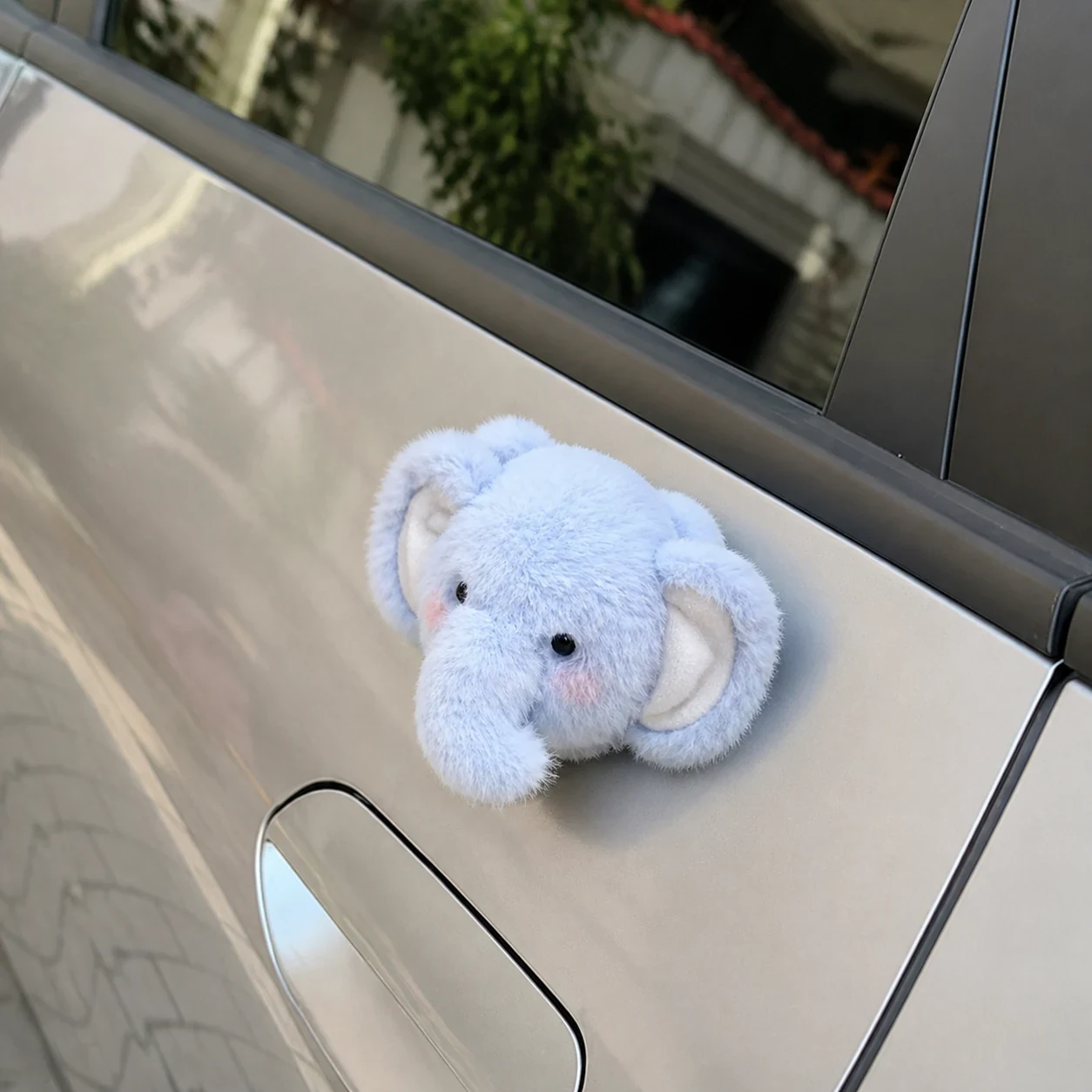 Magnetic Car Plush Elephant