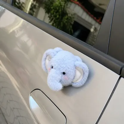 Magnetic Car Plush Elephant