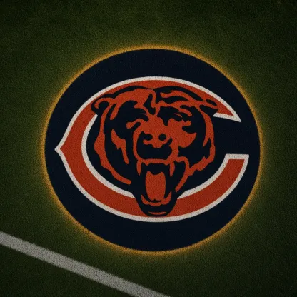 Chicago Bears Football Car Door Projector Light grass scene