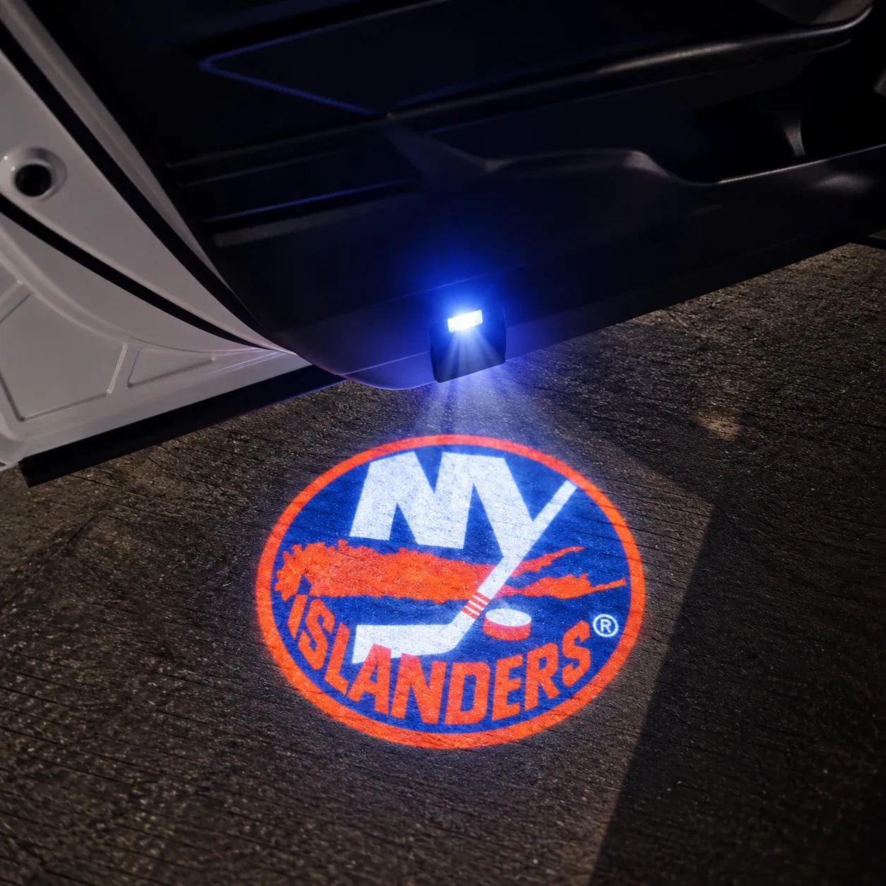 New York Islanders Hockey Car Door Projector Light