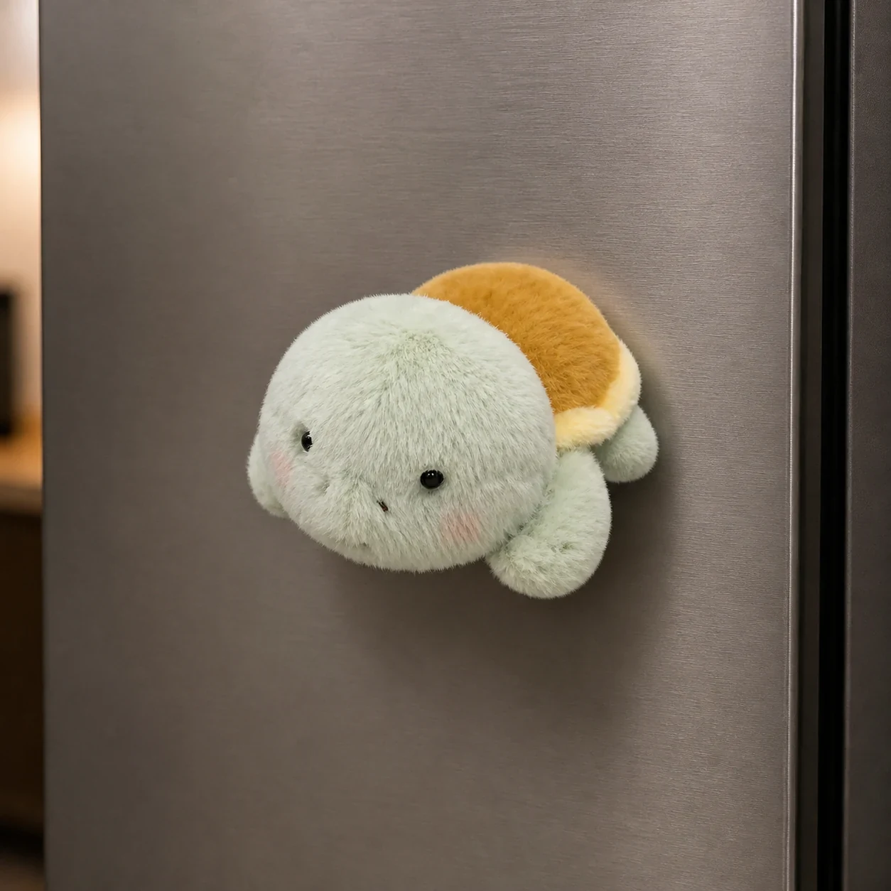 Magnetic Car Plush Turtle