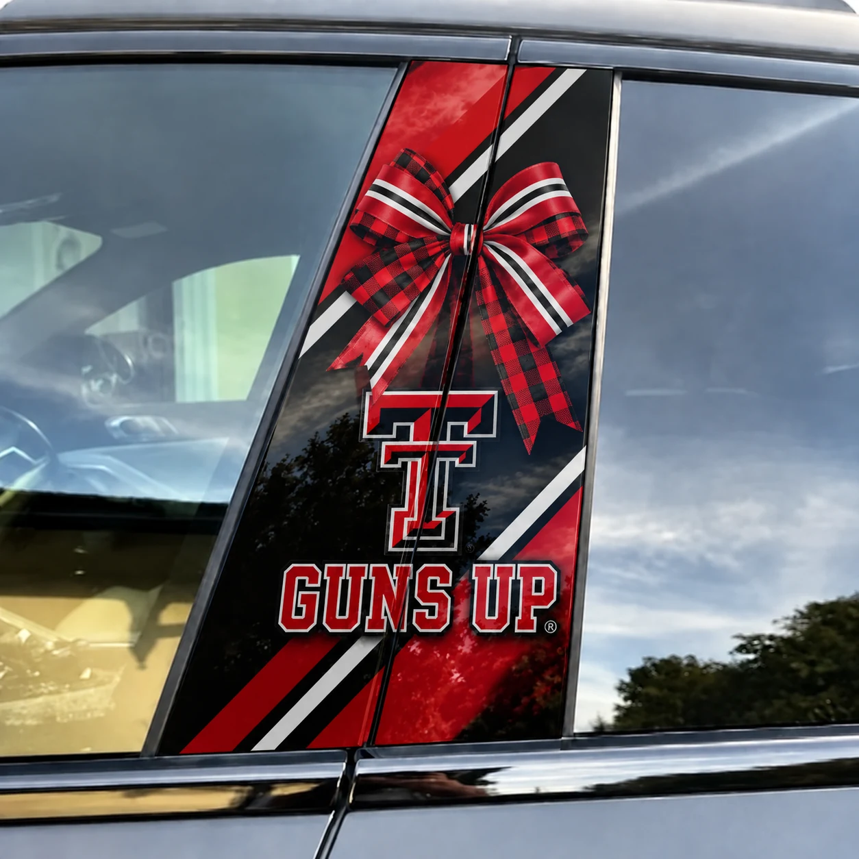 Texas Tech Red Raiders Car Pillar Wrap Special - Universal Fit