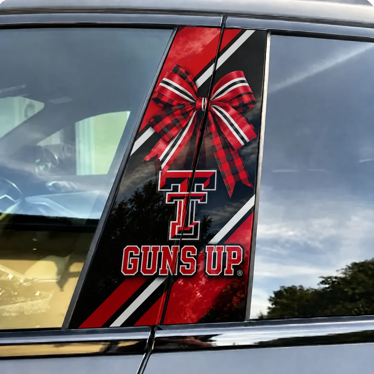 Texas Tech Red Raiders Car Pillar Wrap Special - Universal Fit