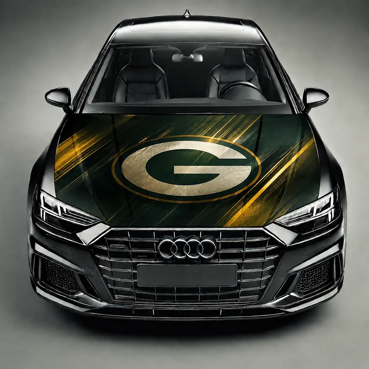 Green Bay Packers Premium Car Hood Wrap - Universal Fit