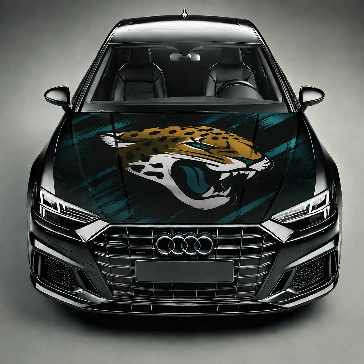 Jacksonville Jaguars Premium Car Hood Wrap - Universal Fit