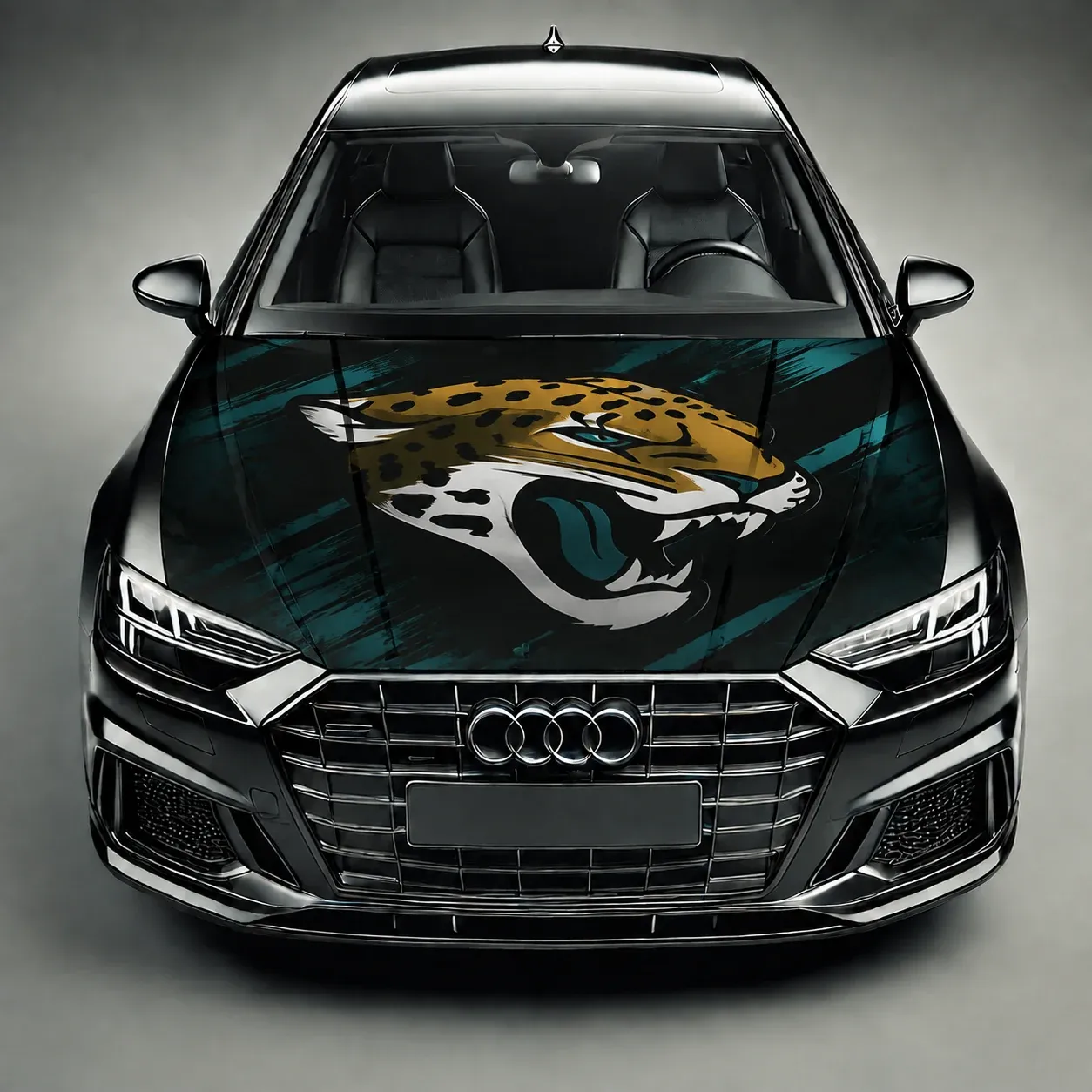Jacksonville Jaguars Premium Car Hood Wrap - Universal Fit