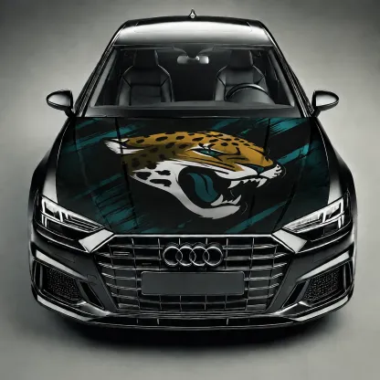 Jacksonville Jaguars Premium Car Hood Wrap - Universal Fit