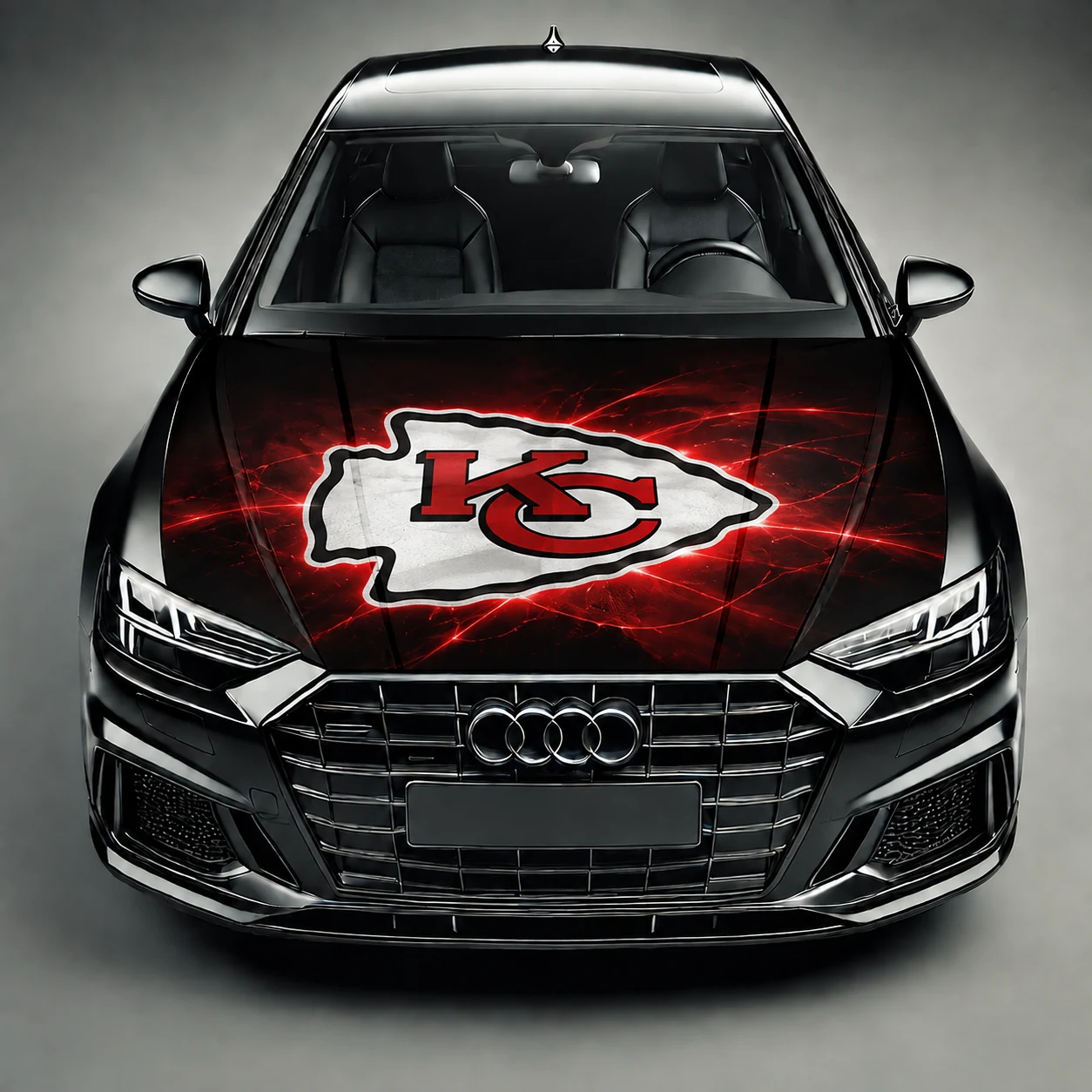 Kansas City Chiefs Premium Car Hood Wrap - Universal Fit