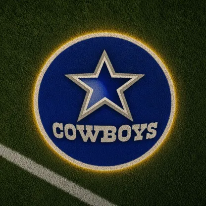 Dallas Cowboys Football Car Door Projector Light grass scene