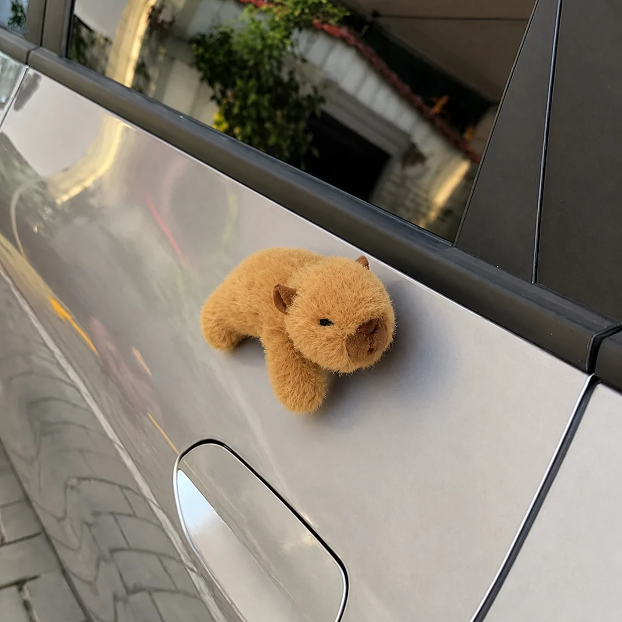 Magnetic Car Plush Capybara