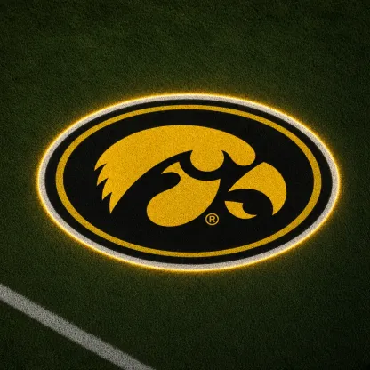 Iowa Hawkeyes Football Car Door Projector Light