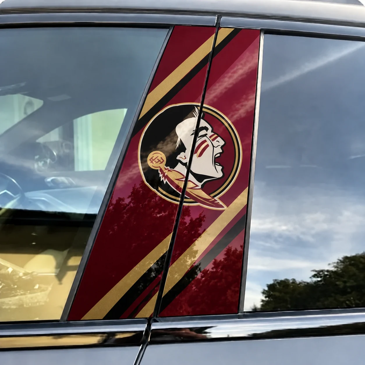 Florida State Seminoles Car Pillar Wrap Special - Universal Fit