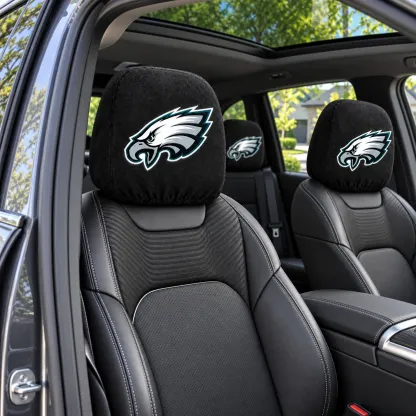 Philadelphia Eagles Football Car Headrest Covers - view 3