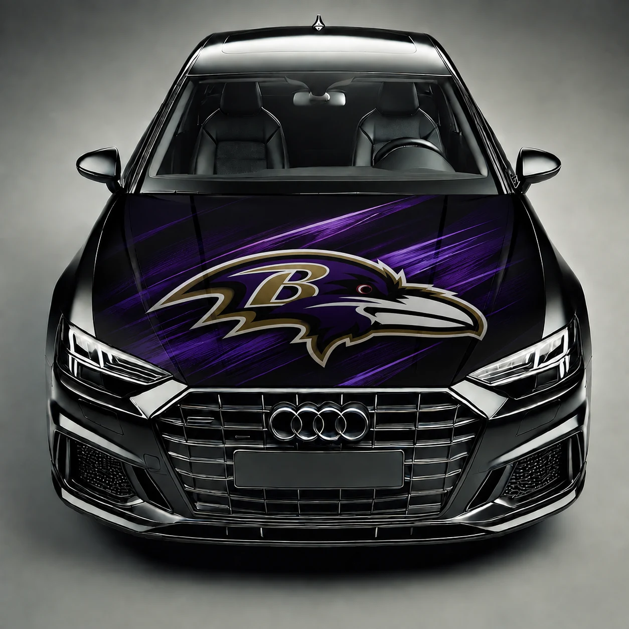 Baltimore Ravens Premium Car Hood Wrap - Universal Fit