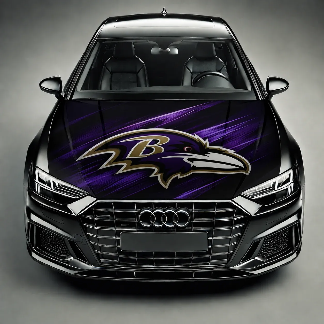 Baltimore Ravens Premium Car Hood Wrap - Universal Fit