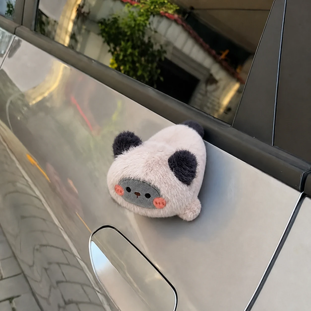 Magnetic Car Plush Panda