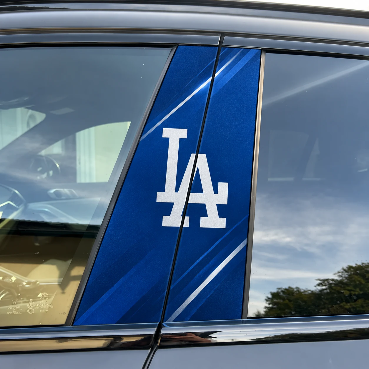 Los Angeles Dodgers Car Pillar Wrap - Universal Fit