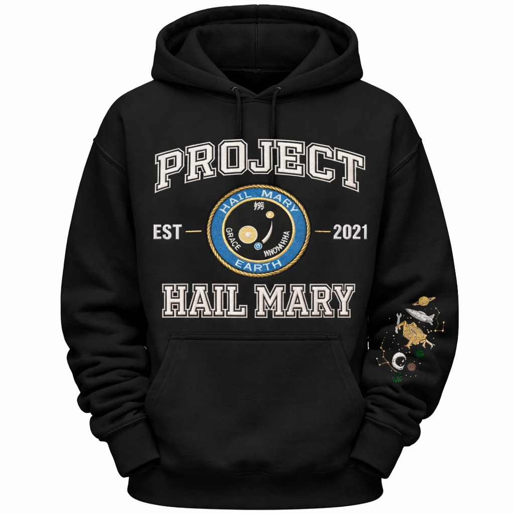 Project Hail Mary Embroidered– Space Sci-Fi Bookish Pullover