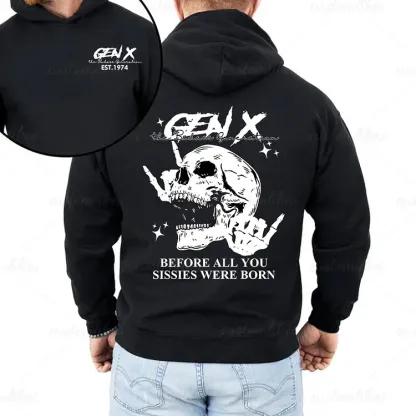Personalized Double-Sided Generation X Custom Year Badass Generation Sweatshirt