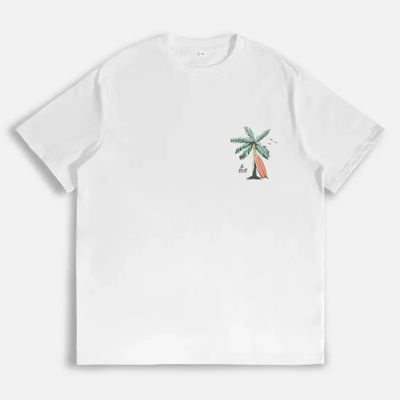 “Mark 4:41 Faith & Beach” Christian Retro Palm Tee