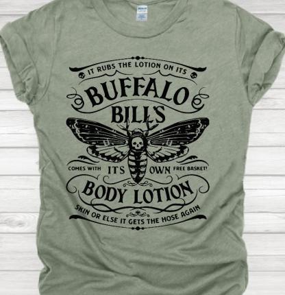 “Silence of the Lambs” Buffalo Bill Lotion Horror Tee