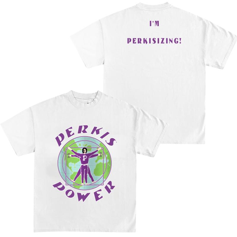 Retro Art Meme Shirt Perkis Power Vitruvian Tee