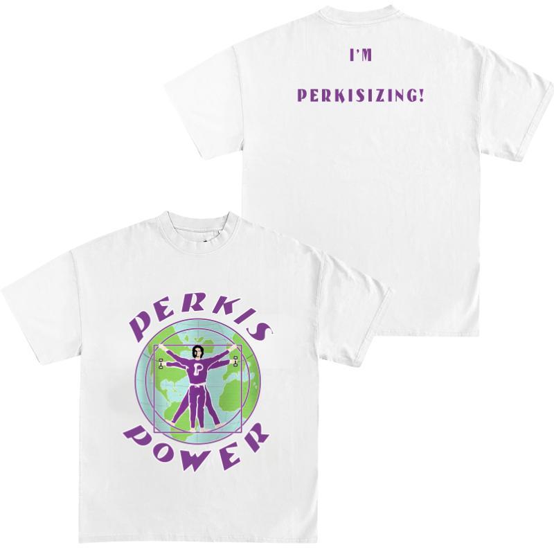 Retro Art Meme Shirt Perkis Power Vitruvian Tee