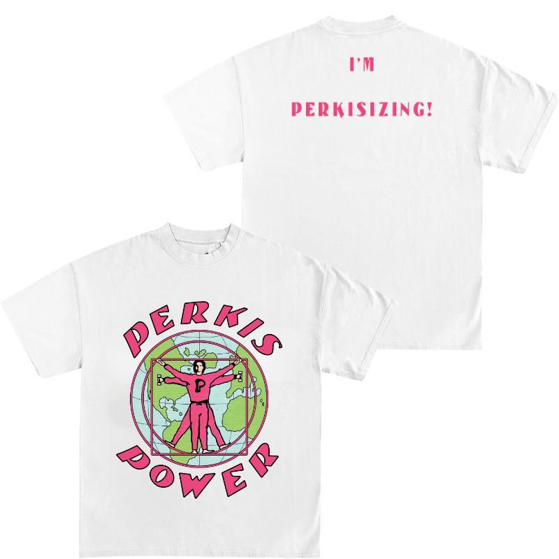 Retro Art Meme Shirt Perkis Power Vitruvian Tee