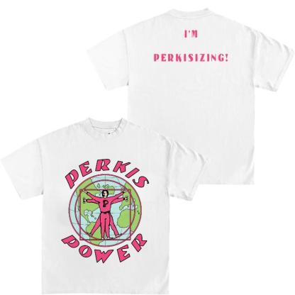 Retro Art Meme Shirt Perkis Power Vitruvian Tee