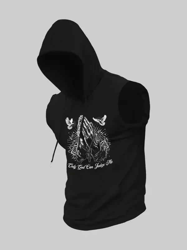 “Spiritual Street Swagger” God Judge Me Hooded Tank