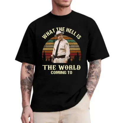 “Retro TV Cynic” World - What The Hell ls The World Coming To Shirt