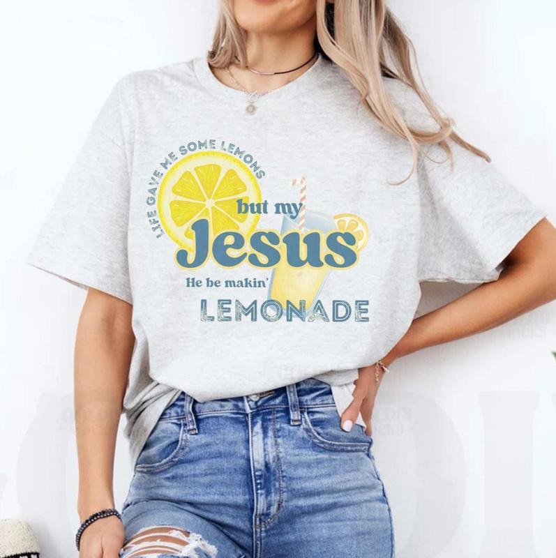 “Jesus Makes Lemonade” Christian Inspirational Graphic Tee