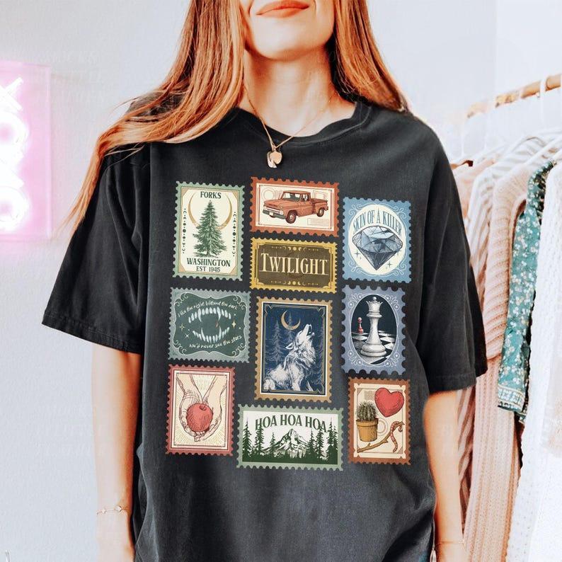 “Twilight Vintage Stamp” Movie Graphic Tee