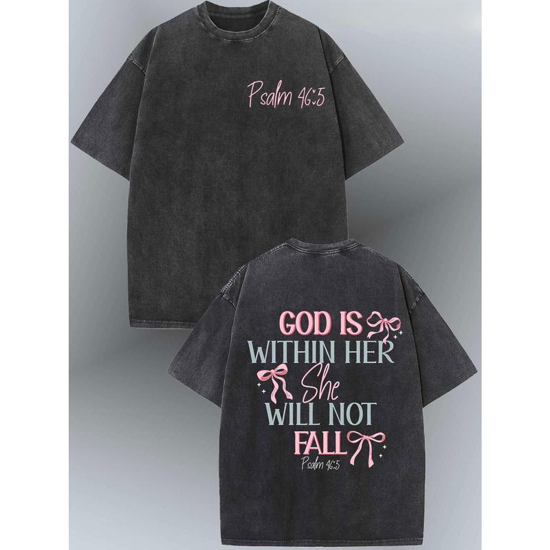 Bible Verse Vintage - Washed Faith Tee