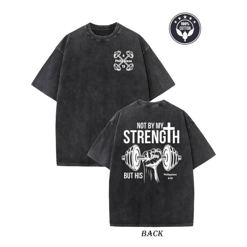 “Faith & Fitness” Vintage Philippians 4:13 Tee