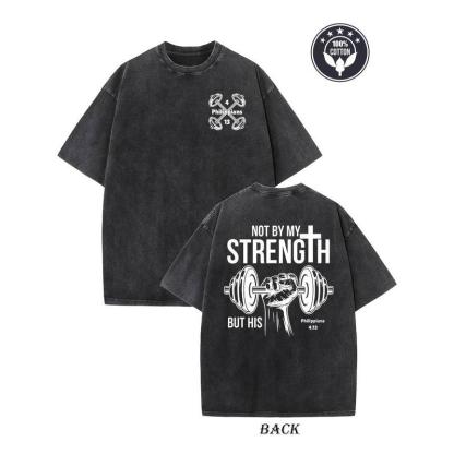 “Faith & Fitness” Vintage Philippians 4:13 Tee