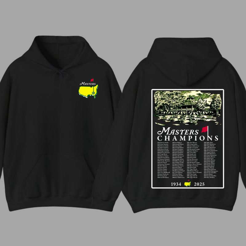 “Masters Tournament Champions” Multi - Colored Golf Hoodies