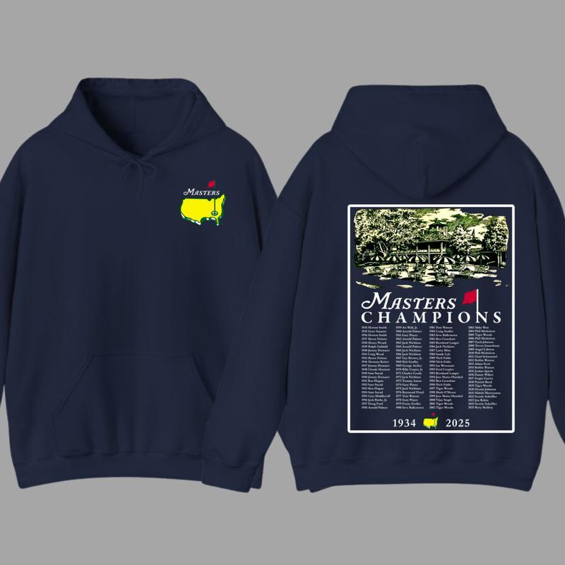 “Masters Tournament Champions” Multi - Colored Golf Hoodies