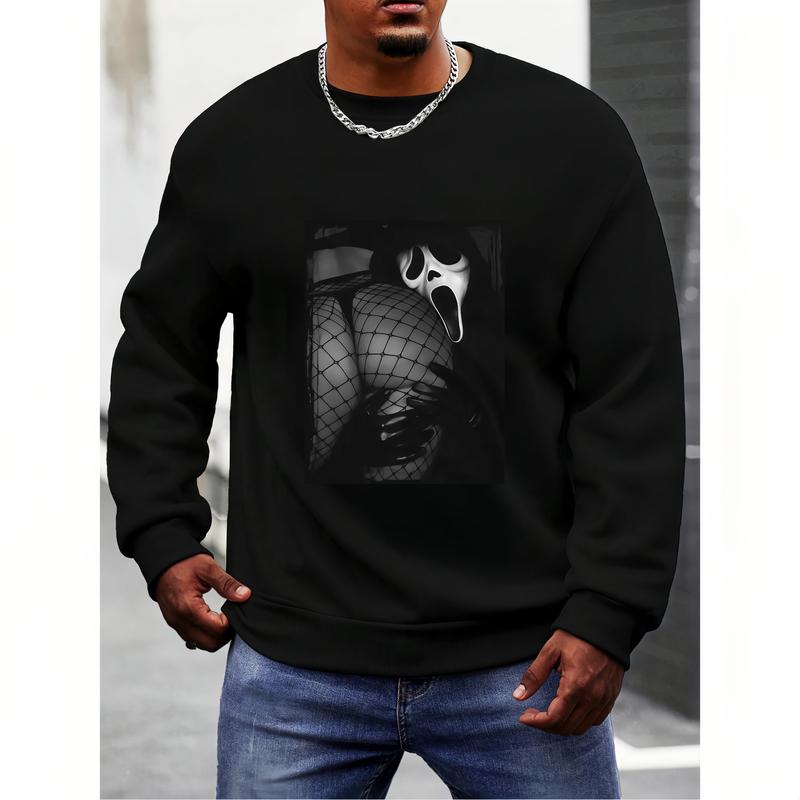 “Scream Ghostface Dark Sexy” Black Apparel (Tee, Crewneck, Hoodie)