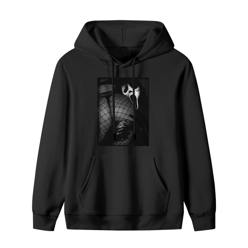 “Scream Ghostface Dark Sexy” Black Apparel (Tee, Crewneck, Hoodie)