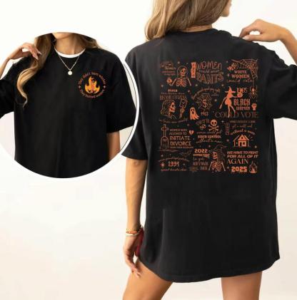 They Didn't Burn Witches They Burned Women Shirt 2025