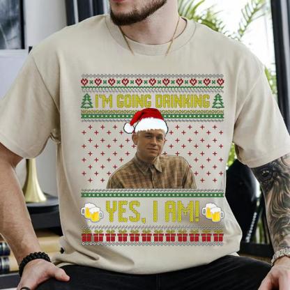 Frosty the Snowman Retro Christmas Sweatshirt - Character Group & Sleeve Print Holiday Apparel